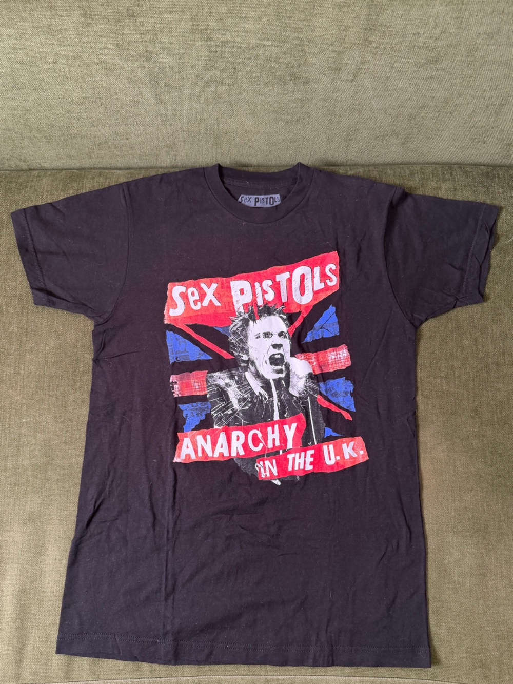 Sex Pistols Anarchy Graphic Tee - Black